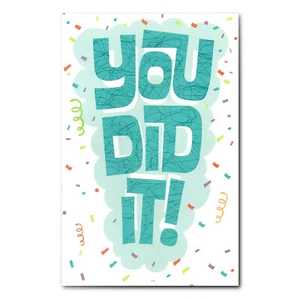 Funny CONGRATULATIONS Card, by American Greetings, You Did It! Good + Envelope - Picture 1 of 5