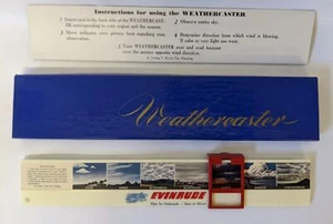 EVINRUDE Outboard Motor Advertising Great Lakes Weather Forecaster. - Picture 1 of 3