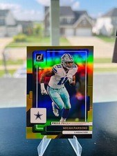 MICAH PARSONS 2022 Panini Donruss Gold Holo Press Proof DALLAS COWBOYS