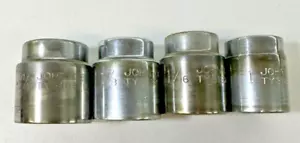 John Deere 1/2" drive sockets - set of 4 size 1", 1-1/16", 1-1/8", 1-1/4" - Picture 1 of 11
