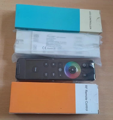 12-24V DC 6A 4CH LED Controller + RGB Remote | Free Shipping & NO Duties - Image 1 of 4