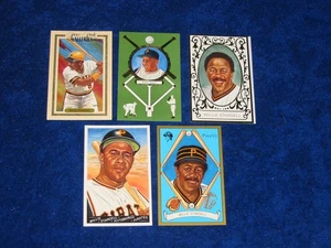 ALL 5 WILLIE STARGELL UNSIGNED PEREZ STEELE MASTER WORKS CARDS-A BEAUTIFUL LOT - Picture 1 of 1