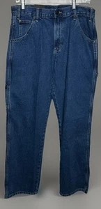 Dickies Carpenter Jeans 32x32 Relaxed Fit Straight Leg Blue Denim NWT Workwear - Picture 1 of 9