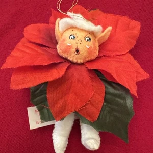 Vintage 2005 Annalee 3" Weihnachtsstern Elfe Pixie Ornament Meredith NH, USA - Bild 1 von 9