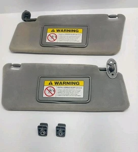 1999 Honda Prelude coupe Sun Visor Set Driver Passenger OEM Left Right Gray OEM - Picture 1 of 6
