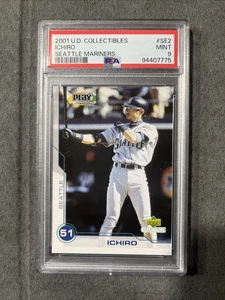2001 Upper Deck Collectibles Ichiro Suzuki #SE2 PSA 9 Rookie - Picture 1 of 2