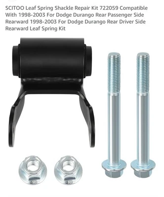 Kit de grillete de resorte de hoja para camioneta Dodge Durango 1998-2003 trasero derecho/derecho Foto 1 de 3