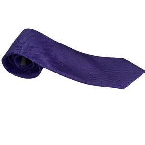 "Corbata Canali púrpura 100 % seda hecha en Italia - más larga de 60""" - Imagen 1 de 7