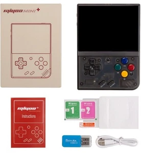 Miyoo Mini Plus 3.5 Inch IPS Handheld Game Console, Transparent Black - Picture 1 of 6