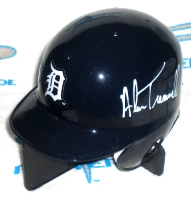 ALAN TRAMMELL SIGNED DETROIT TIGERS MINI HELMET - BB Hall of Fame - J.S.A. Cert. - Image 1 of 4