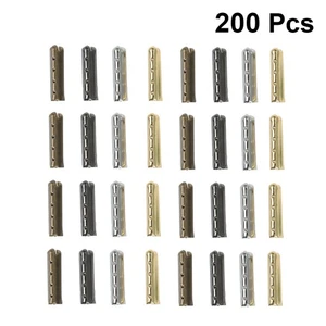  200 pezzi punte per lacci per scarpe estremità di ricambio fai da te lacci per scarpe estremità in metallo - Foto 1 di 11