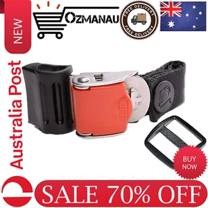 Helmet Quick Release Buckle Kit Ratcheted Stainless Steel Helmet Chin Strap | AU - Picture 1 of 6