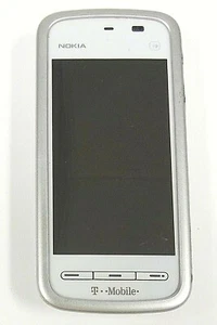 Smartphone Nokia Nuron 5230 / 5230-1c - Blanco y Plateado (T-Mobile) Raro - Imagen 1 de 2