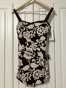 Amica Floral One Piece Swimsuit With Skirt Size 14 NWT - Picture 1 of 11
