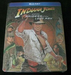 Indiana Jones - Raiders of the Lost Ark (Blu-ray, Steelbook, NEW)   * DENTED * - Imagen 1 de 5