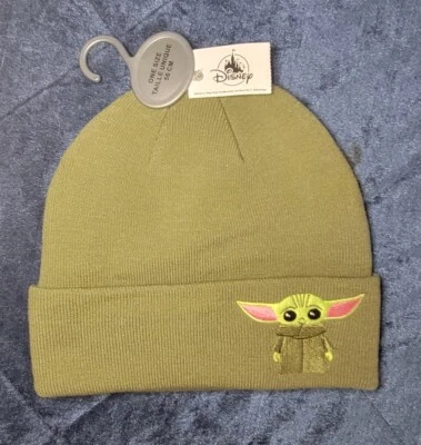 Chapéu boné de malha gorro adulto Baby Yoda The Child Mandalorian Star Wars parques da Disney - Imagem 1 de 2
