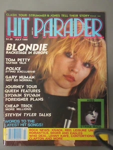 Hit Parader Magazine July '80 Debbie Harry on cover , Tom Petty, Police, Cheap T - Picture 1 of 2