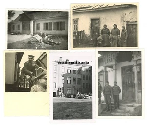 45x Orig. Foto Soldaten in Polen 1941 Labunie Mielec Krosno Zamosc Chorzelow - Bild 1 von 11