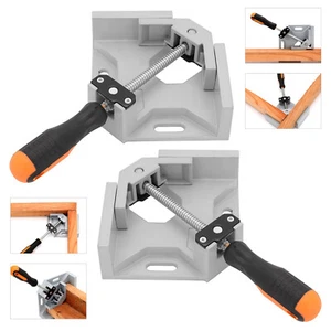 2er 90 Grad Schweißen Ecke Klemme Rechtwinkel Griff Gehrungszwinge Winkelspanner - Bild 1 von 12