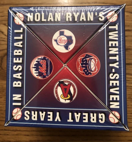 Nolan Ryan’s 27 Great Years In Baseball Fotoball Shadowbox Cover