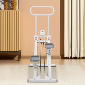 136kg/300lbs Stair Stepper for Home Gym Folding Vertical Climber Machine White - Imagen 1 de 16