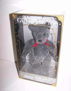 New 10" GUND 1994 Limited Edition Collector's Bear Jointed Plush Teddy In Box - Bild 1 von 2