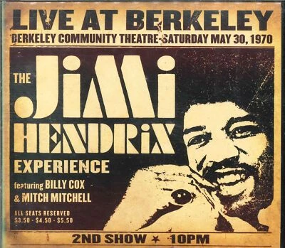 THE JIMI HENDRIX EXPERIENCE "Live At Berkeley" CD-Album (Digipak) - Bild 1 von 2