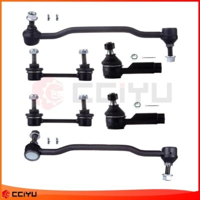 Set Of 6 For 2002-2004 Nissan Almera Front Rear Tie Rod End Sway Bar End Link Foto 1 de 4