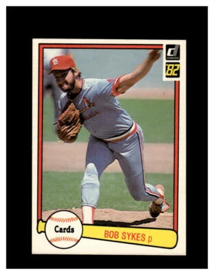 St. Louis Cardinals Bob Sykes #640 Donruss Baseball Near Mint or Better top - Image 1 of 2
