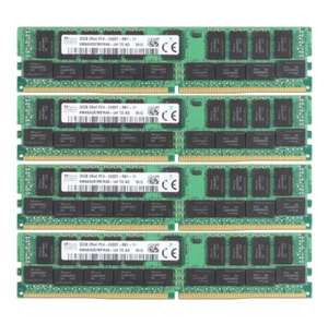 For SK Hynix 4x 32GB PC4-2400T-RB1-11 DDR4 REG-ECC Memory FDIMM HMA84GR7MFR4N-UH - Picture 1 of 10