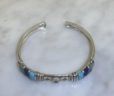 vtg Silpada Sterling 925 Silver Beach House Amazonite Howlite Bracelet - Image 1 of 4