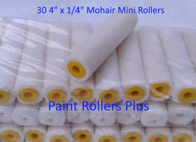 Mini rodillos de pintura Mohair 30 4" x 1/4" envío gratuito Foto 1 de 1