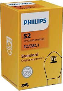 Fit For Philips Chinese Scooter Headlight Bulb S2 12V 35/35W BA20d