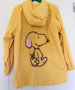 ZARA PEANUTS SNOOPY WOODSTOCK MUSTARD YELLOW JACKET COAT GIRL 13-14Y - Picture 1 of 3