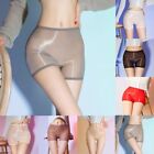 Women's Oil Stretchable Lingerie Panties Glossy See Through Sissy