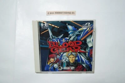 Blood Gear 1994 Case Manual NEC PC Engine SUPER CD-ROM Japan Vintage Game - Image 1 of 3