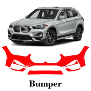 Front bumper PreCut PPF Paint Protection Film For BMW X1 2020-2022 - Picture 1 of 6