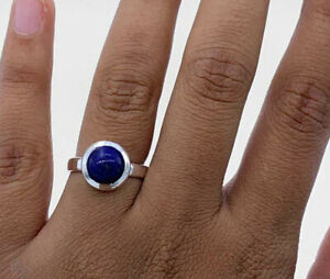 Lapis Lazuli Ring 925 Sterling Silver Ring Statement Ring  All Size DM-419