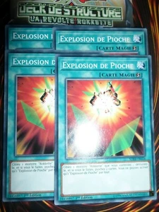 YU-GI-OH! COM PLAYSET (4 CARTES) EXPLOSION DE PIOCHE SDRR-FR024 MINT NEUF ED 1 - Imagen 1 de 1