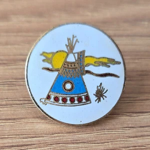 De colección 1964 Nativo Americano Suroeste Tipi Recuerdo Turista Gorra Sombrero Prendedor PI1 - Imagen 1 de 8