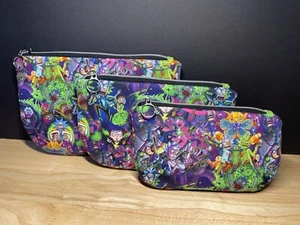 Rick and Morty Outer Space Handgefertigte Reißverschlusstasche 3er Set NEU! - Bild 1 von 16
