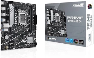 ASUS Prime B760M-R D4 Gaming Mainboard Sockel Intel LGA 1700 - Picture 1 of 5