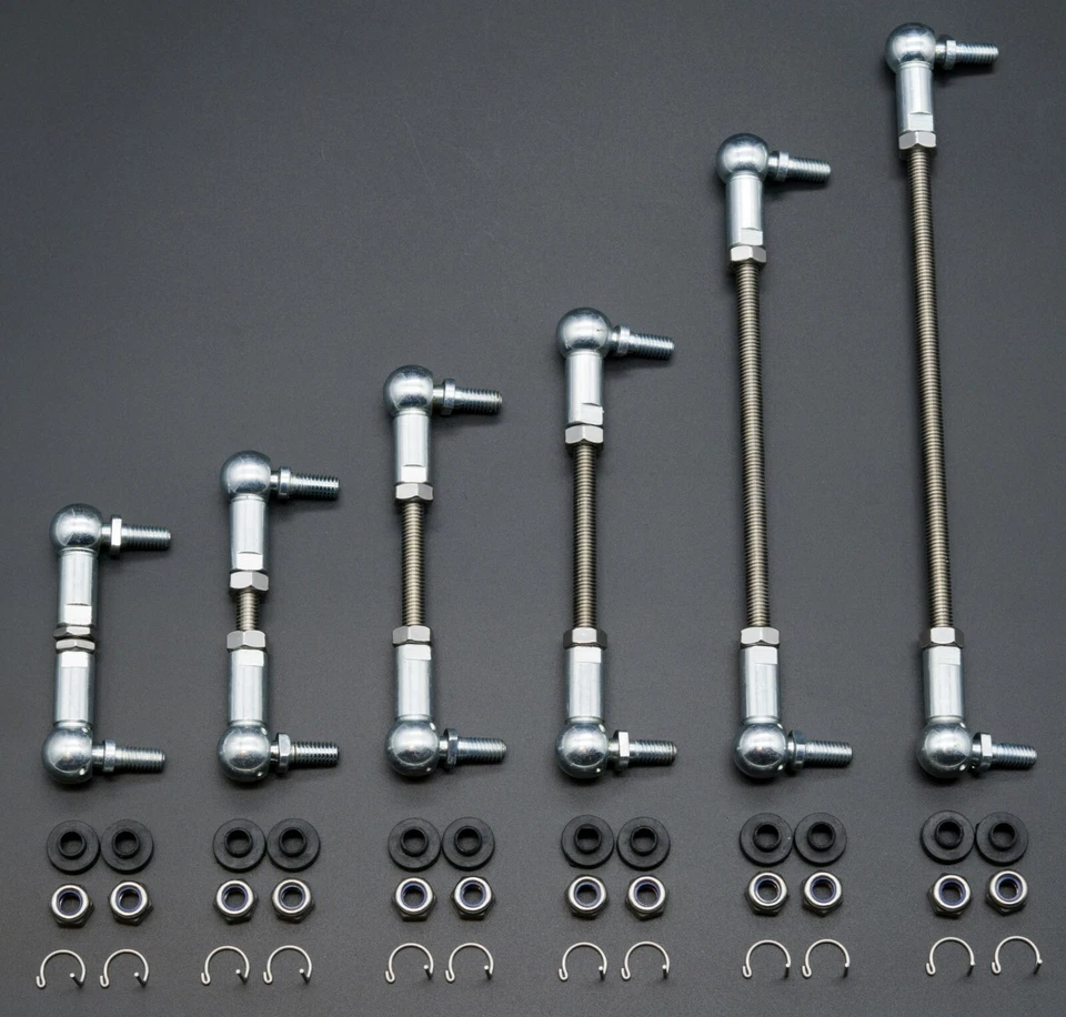 1x M6 Universal Koppelstange Regelstange Xenon - Version 1 - 75-90mm - Bild 1 von 1