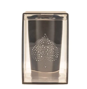 2015 Starbucks Las Vegas Ceramic Traveler Tumbler Black Spade Swarovski Crystals - Picture 1 of 5