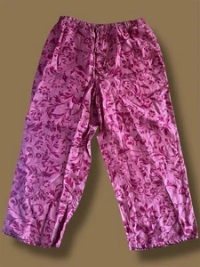 Tommy Bahama HOSE Caprihose Blumenmuster 100 % Leinen Strand weites Bein Überzieher Small - Bild 1 von 9