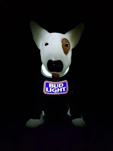 Spuds MacKenzie Blasform Bullterrier Knospe Licht Statue OHNE LICHT Vintage 1986 - Bild 1 von 24
