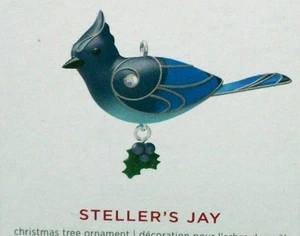 Hallmark 2024 Steller's Jay - La belleza de los pájaros - Miniatura - Nuevo en caja - Imagen 1 de 8