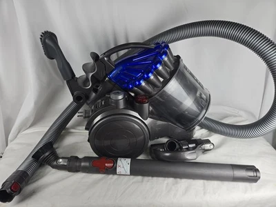 Dyson Vacuum Blue DC23 Bagless Canister Vacuum Cleaner Retractable Cord TESTED - Image 1 of 4