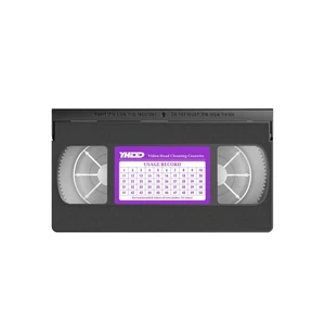 YHDD VCR Head Cleaner Tape for VHS/VCR Video Players, Dry Type, Reu... Brand New - Picture 1 of 6