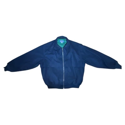 VTG Pendleton 100% Wool Vented 3M Thinsulate Navy Bomber Jacket Mens L Made USA - Image 1 of 4